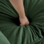 5-Piece Modular Chenille Upholstered L-Shaped Sectional Sofa with Ottoman