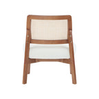 Christopher Knight Home -Alma (Set of 2) Modern Beige Lounge Chair with Woven Backrest, Sturdy Wooden Frame