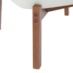 Christopher Knight Home -Alma (Set of 2) Modern Beige Lounge Chair with Woven Backrest, Sturdy Wooden Frame