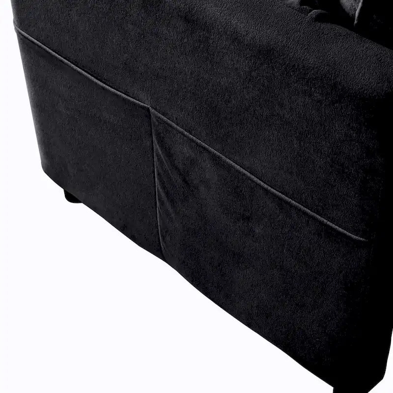 2-Piece 75.59 Chenille Cloud Loveseat Sofa Set with Deep Seat and 4 Pillows