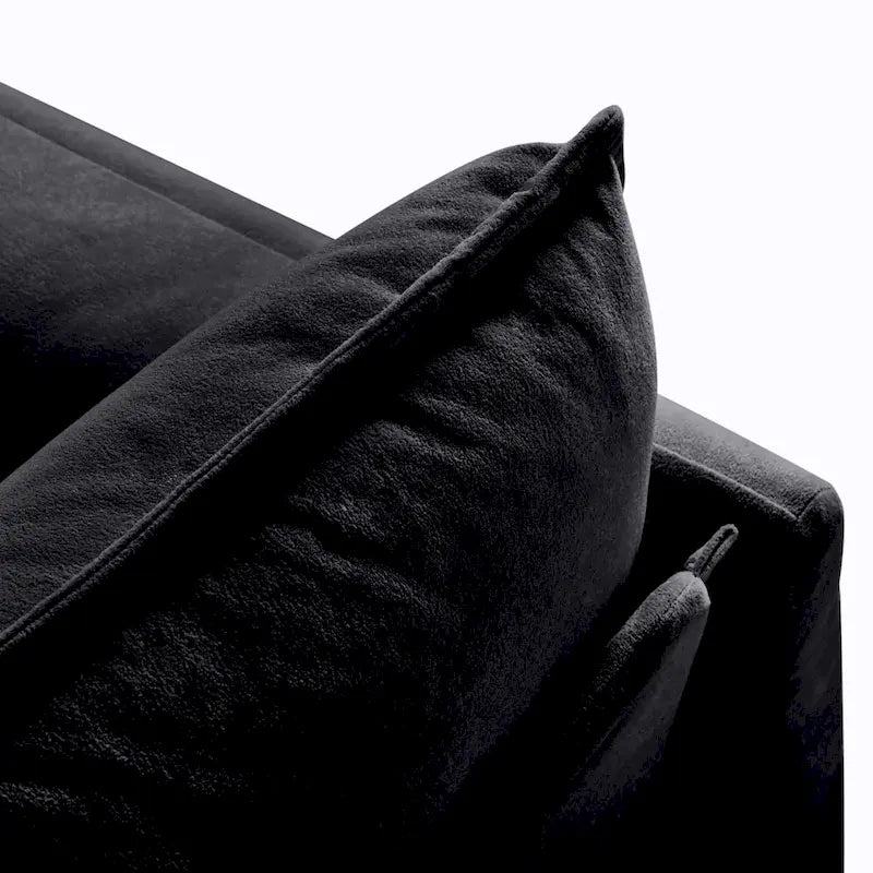 2-Piece 75.59 Chenille Cloud Loveseat Sofa Set with Deep Seat and 4 Pillows