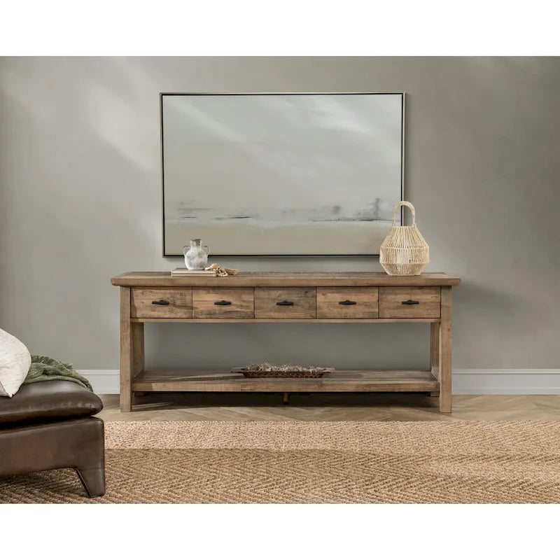 Classic Home Talladega Reclaimed Pine Console Table