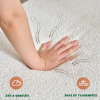 White 140 Oversized Boucle Upholstered L-Shaped Modular Sectional Sofa, 3-piece Free Combination, No Assembly Required