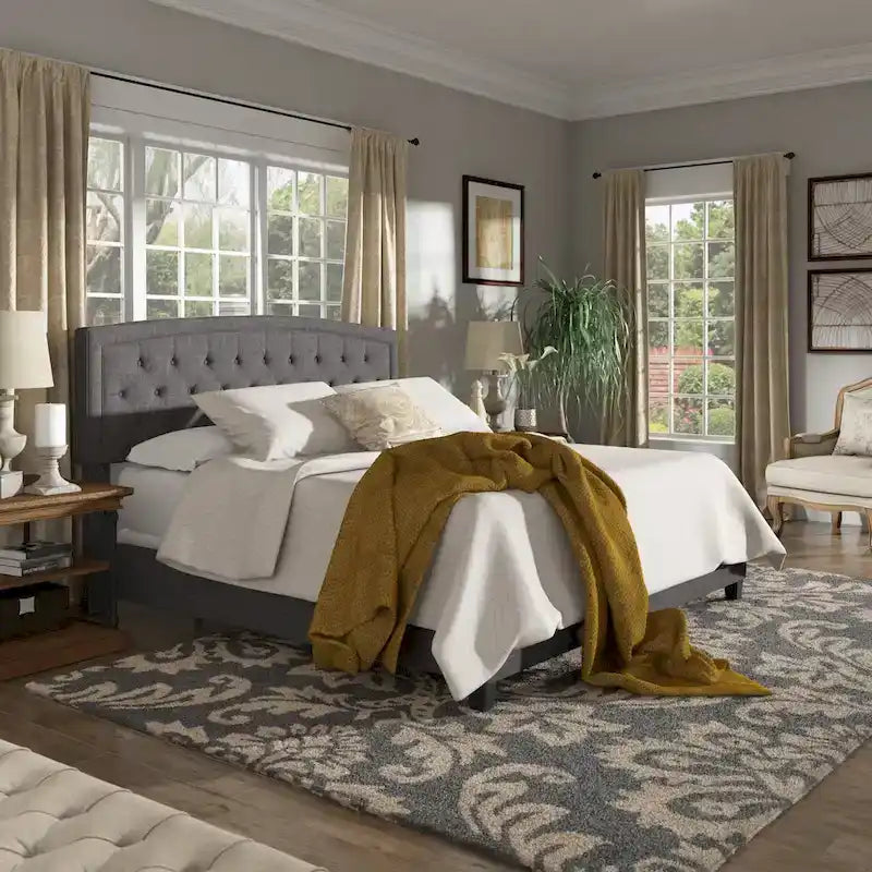 Fontana Adjustable Diamond-tufted Arched Back Bed by iNSPIRE Q Classic