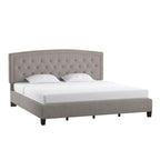 Fontana Adjustable Diamond-tufted Arched Back Bed by iNSPIRE Q Classic