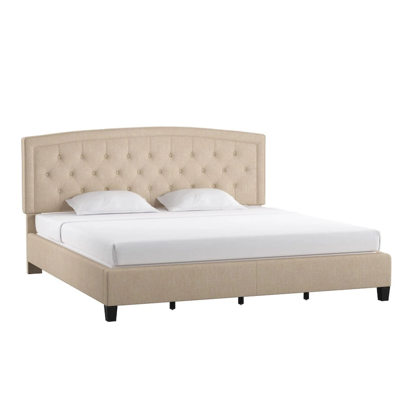 Fontana Adjustable Diamond-tufted Arched Back Bed by iNSPIRE Q Classic