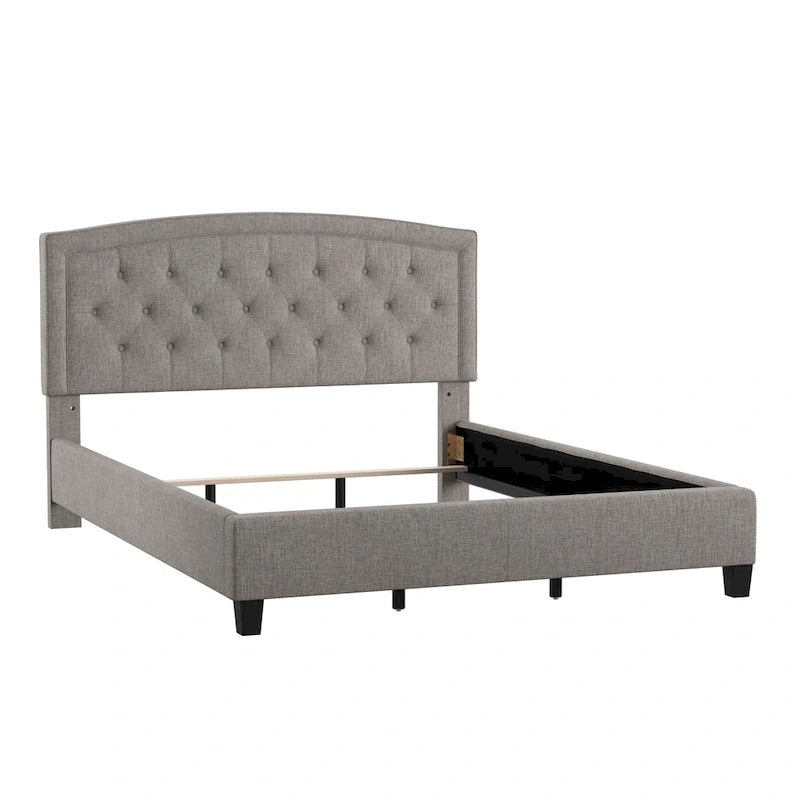 Fontana Adjustable Diamond-tufted Arched Back Bed by iNSPIRE Q Classic