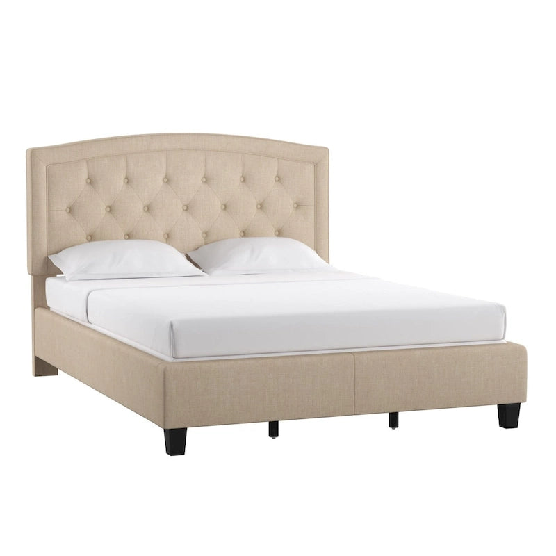 Fontana Adjustable Diamond-tufted Arched Back Bed by iNSPIRE Q Classic