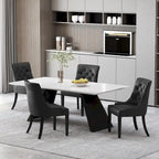 Cheney Tufted Dining Chairs (Set of 4) by Christopher Knight Home