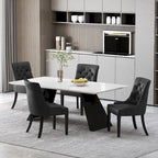 Cheney Tufted Dining Chairs (Set of 4) by Christopher Knight Home