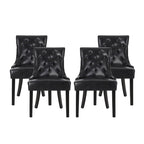Cheney Tufted Dining Chairs (Set of 4) by Christopher Knight Home