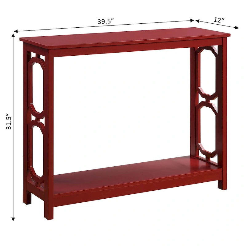 Convenience Concepts Omega Console Table with Shelf