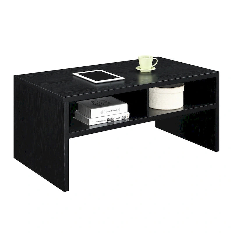 Convenience Concepts Northfield Admiral Deluxe Coffee Table with Shelves