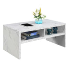 Convenience Concepts Northfield Admiral Deluxe Coffee Table with Shelves
