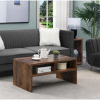 Convenience Concepts Northfield Admiral Deluxe Coffee Table with Shelves