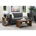 Convenience Concepts Northfield Admiral Deluxe Coffee Table with Shelves