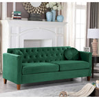 Carson Carrington Paharova Velvet Kitts Classic Sofa