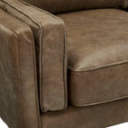 Darius Tan Oxford Leather Sectional Sofa by iNSPIRE Q Modern