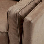 Darius Tan Oxford Leather Sectional Sofa by iNSPIRE Q Modern