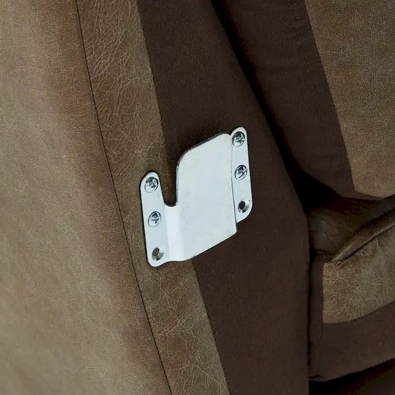 Darius Tan Oxford Leather Sectional Sofa by iNSPIRE Q Modern