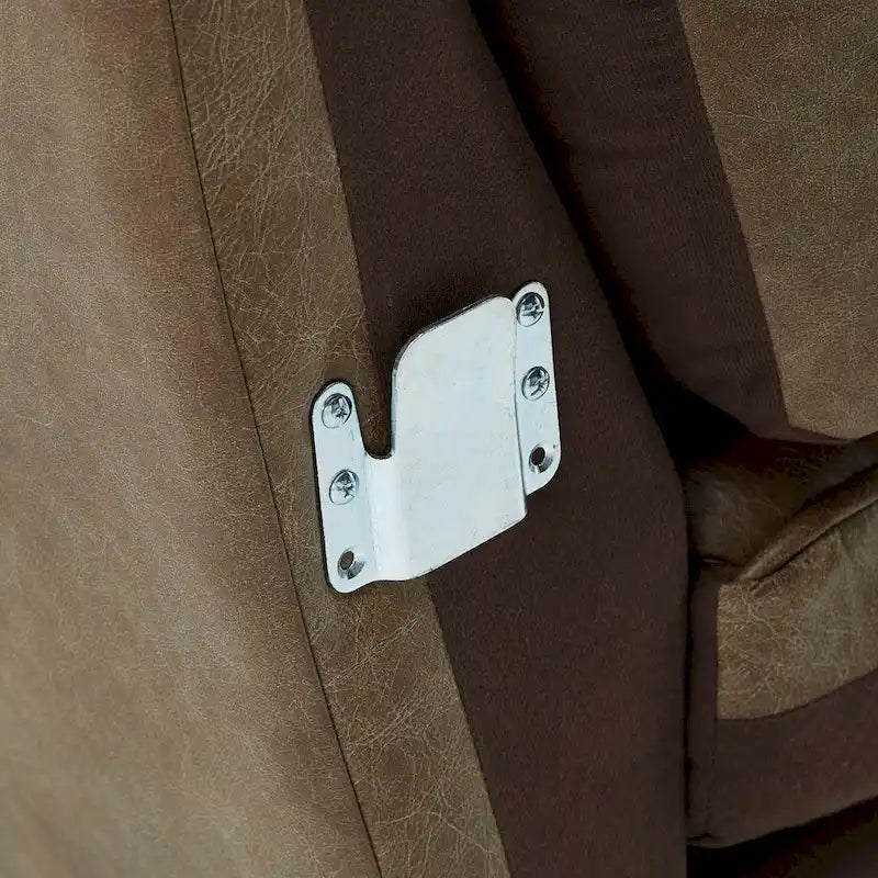 Darius Tan Oxford Leather Sectional Sofa by iNSPIRE Q Modern