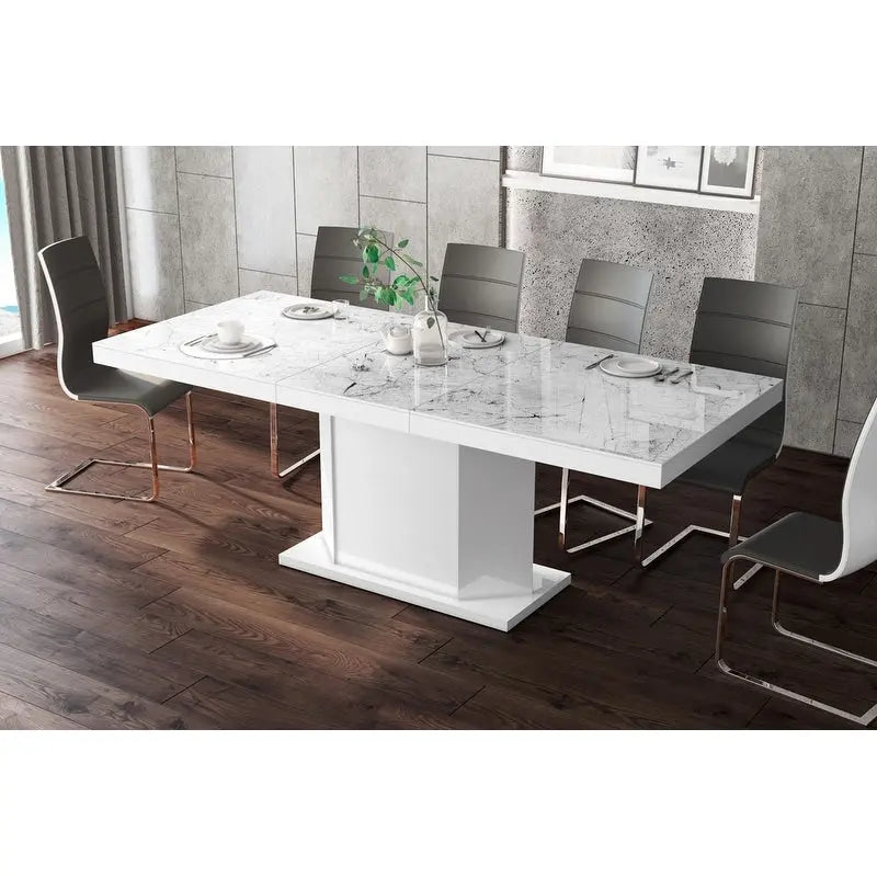 Mdf Dining Table With Storage