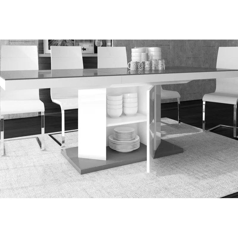 Mdf Dining Table With Storage - Photo 6