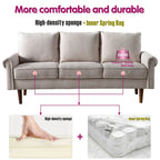 OVIOS Upholstered Mid-century Sofa