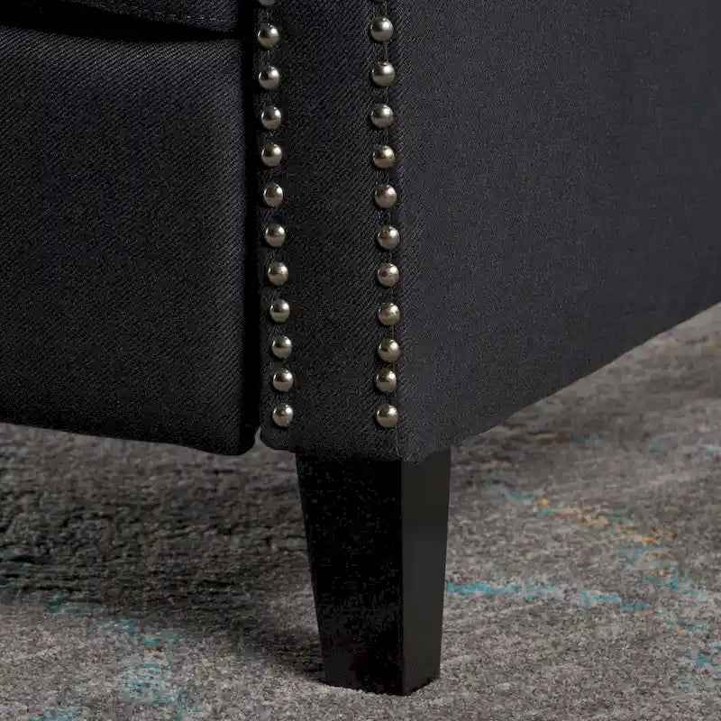 Izidro Tufted Fabric Recliner by Christopher Knight Home