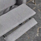 Izidro Tufted Fabric Recliner by Christopher Knight Home