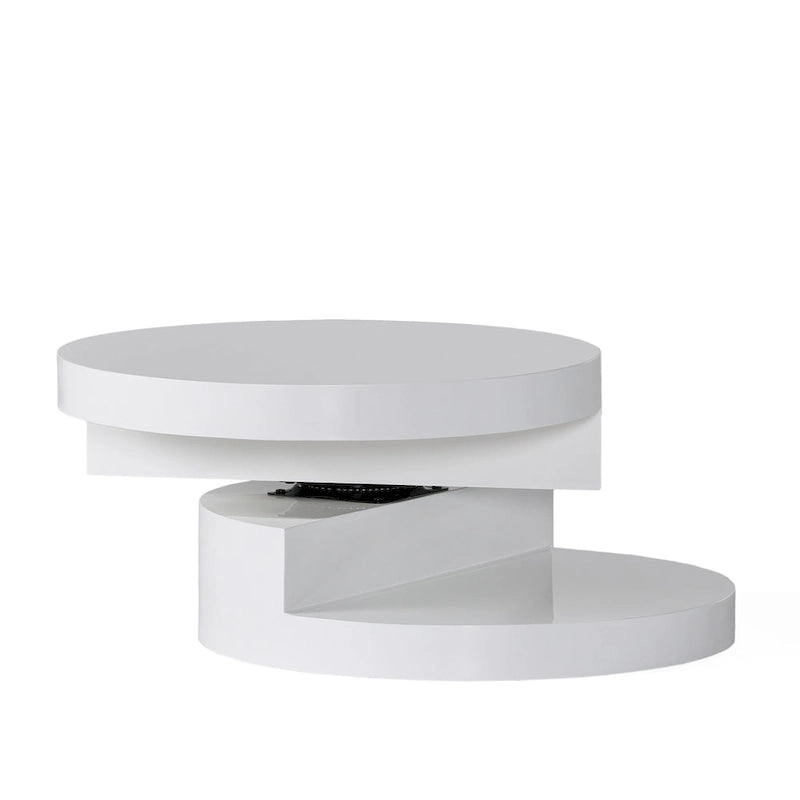 Small Circular Mod Rotatable Coffee Table by Christopher Knight Home