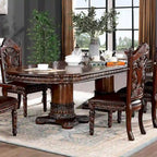 Engineered Wood Abeena Traditional Cherry 120 - Inch Expandable Table - Brown Cherry - Photo 1