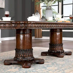 Engineered Wood Abeena Traditional Cherry 120 - Inch Expandable Table - Brown Cherry - Photo 3