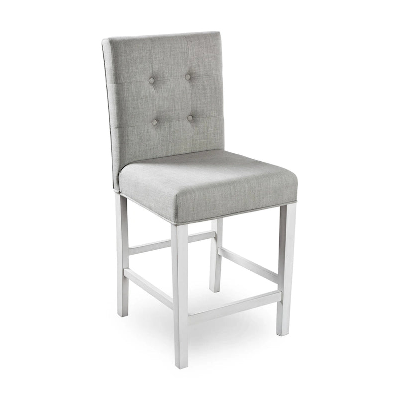 Fabric Tia Transitional Antique White Wood Multi - Storage 3 - Piece Kitchen Island Set - Photo 10