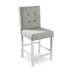 Fabric Tia Transitional Antique White Wood Multi - Storage 3 - Piece Kitchen Island Set - Photo 10