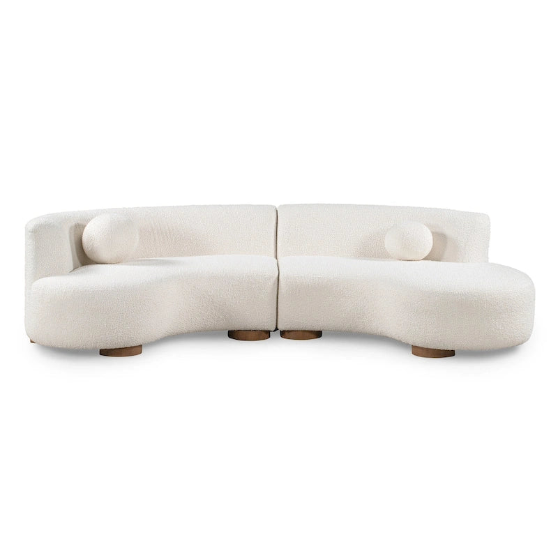 Classic Home Octavia Sectional in Ivory