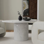60 Marble Dining Table - option for Lazy Susan available