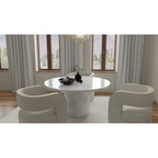 60 Marble Dining Table - option for Lazy Susan available