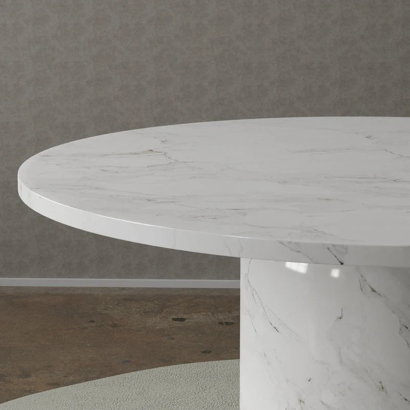 60 Marble Dining Table - option for Lazy Susan available