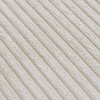 102 L-shape Corduroy Upholstered Sectional Couch Oversize Modern Minimalist Sofa