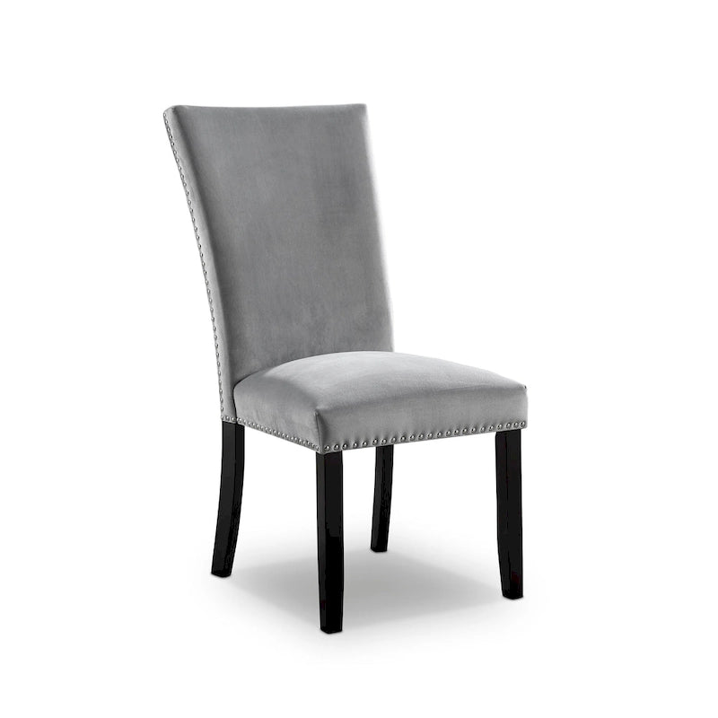 Furniture of America Cots Modern Nailhead Dining Side Chairs (Set of 2)