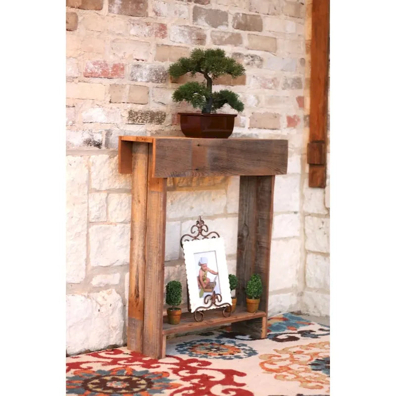 Rustic Skinny Wall Table