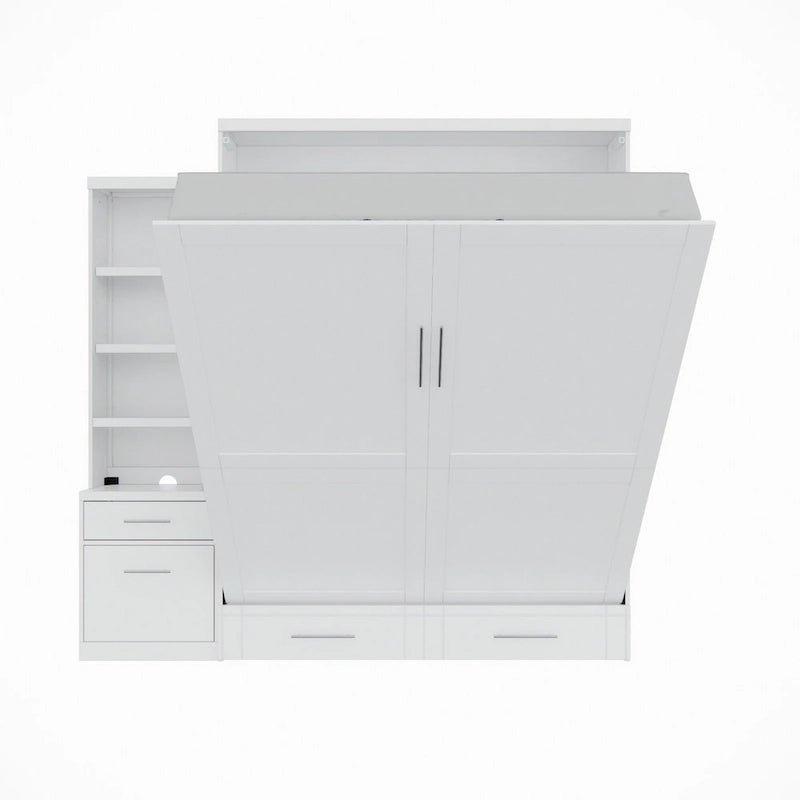 Particle Board Bed With One Pier - Chocolate - Photo 4