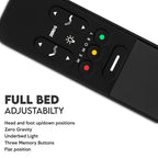 Adjustable Bed Base With Steel Headboard, Wireless Remote, Zero Gravity, Underbed Lighting, Beige - Twin XL - Photo 5