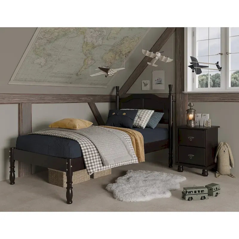100% Solid Wood Kyle Platform Bed by Palace Imports