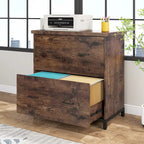 2 Drawer Lateral File Cabinet Printer Stand with Stroage