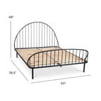 Black Iron Bed - Photo 7