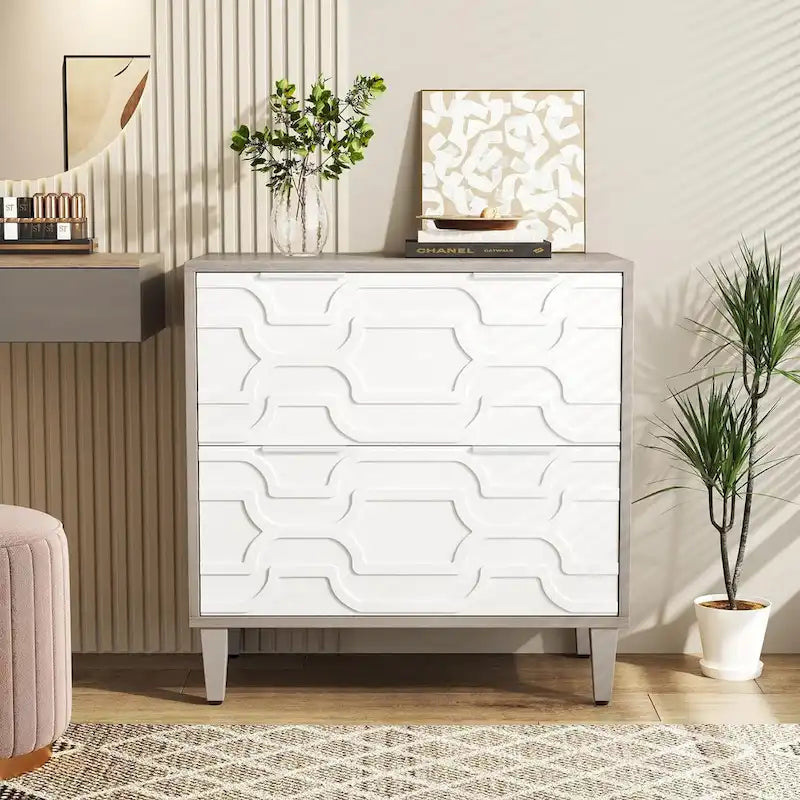 2-Drawer Lateral File Cabinet, Filing Cabinet for Home Office