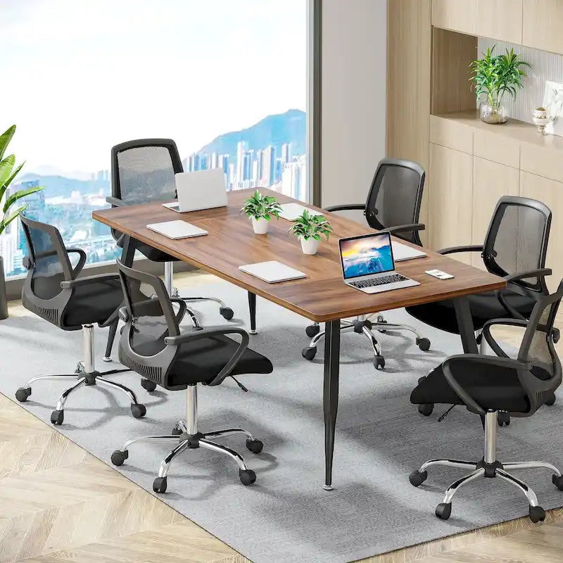 6FT Large Modern Conference Table for Meeting Room - N/A