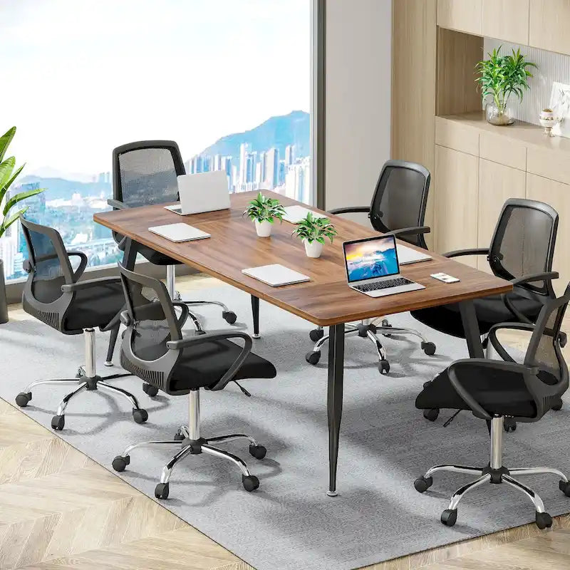 6FT Large Modern Conference Table for Meeting Room - N/A